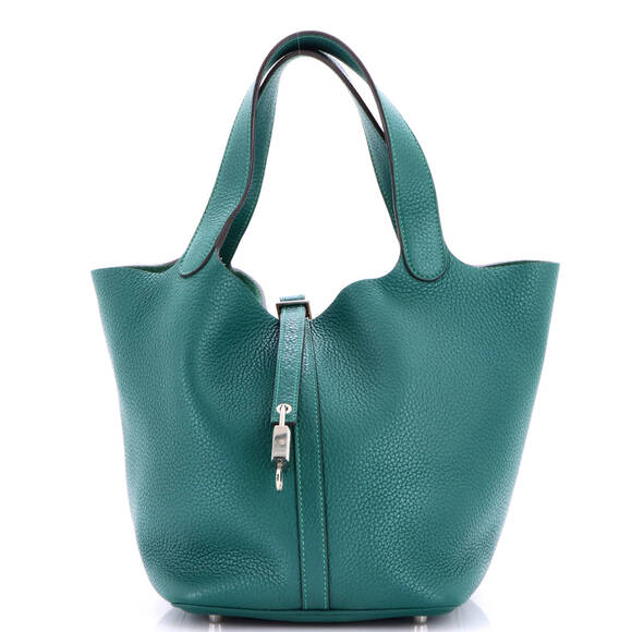 Hermes Handbags - Hermes MM Picotin Lock Bag Clemence